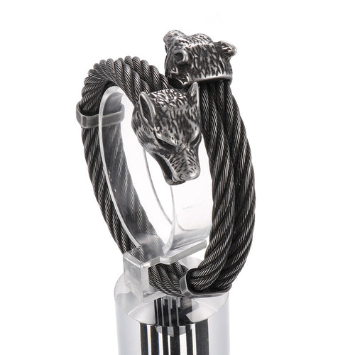 Vintage Electroplated Titanium Steel Bracelet