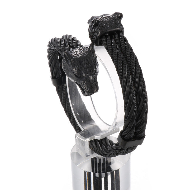 Vintage Electroplated Titanium Steel Bracelet