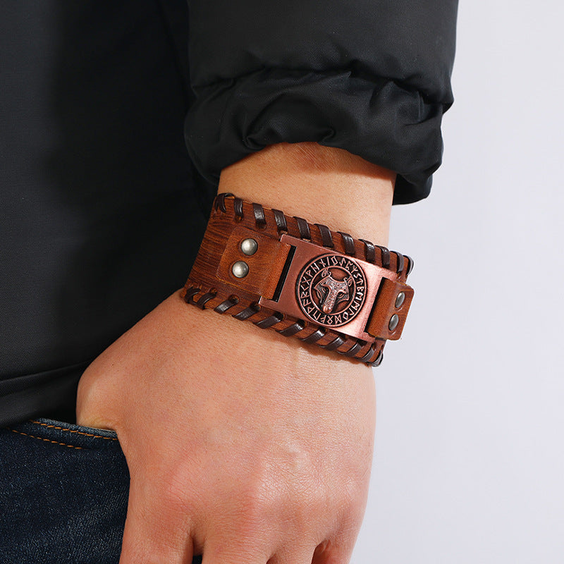 Vintage Electroplated Woven Bracelet