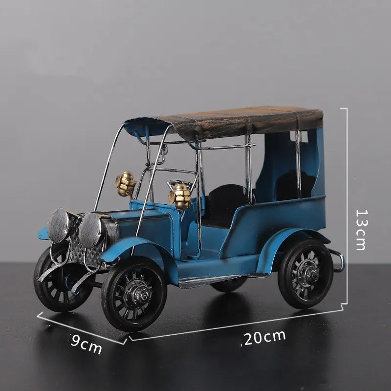 Vintage Iron Art Metal Vintage Car Model Decoration